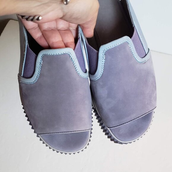 CAMPER Leather Platform Sandals Purple and Blue 35 - Picture 6 of 16